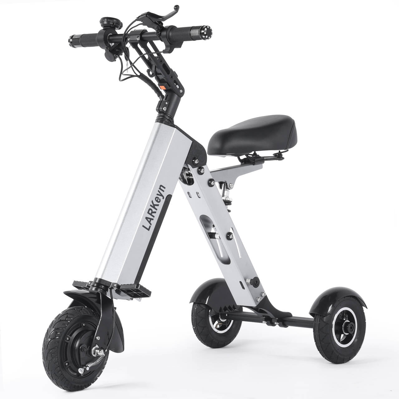 Larkeyn 3-Wheel Foldable Electric Mobility Scooter for Adults - Lightweight, Removable 36V Battery, Reverse Function & Key Switch